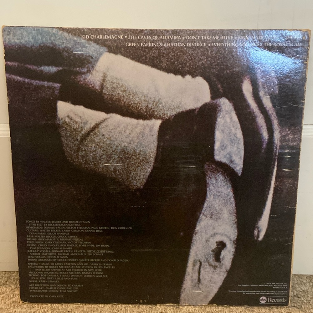 Steely Dan - “Royal Scam” Vinyl LP